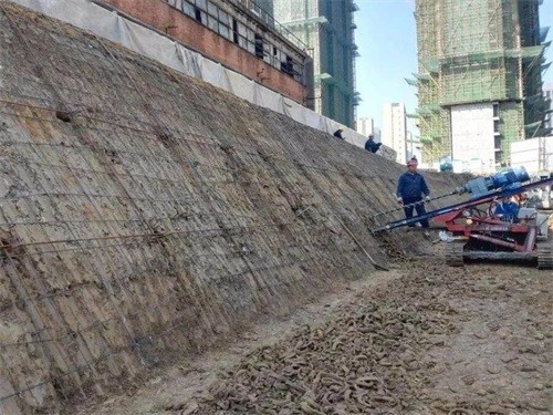 南城建筑边坡支护